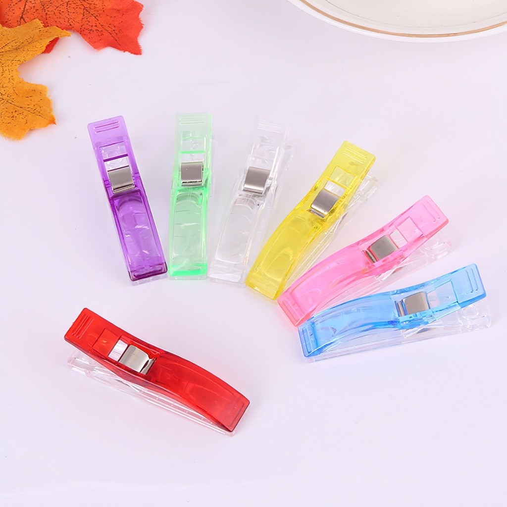 E67E 10 cái kẹp vải bằng nhựa để kẹp cố định vải ES001