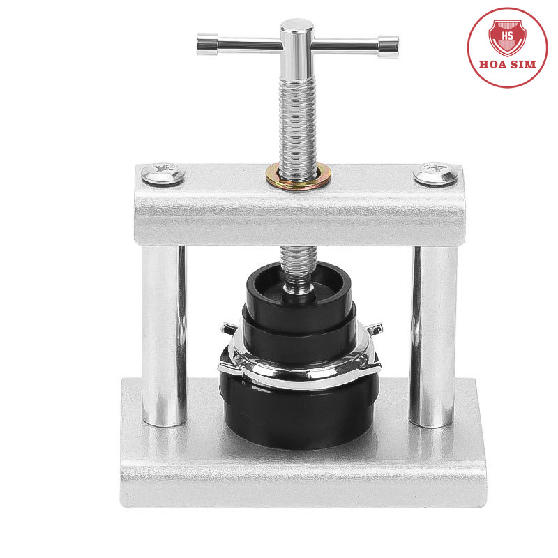 Máy ép đáy đồng hồ dạng vặn ren, chắc chắn, dễ dàng điều chỉnh