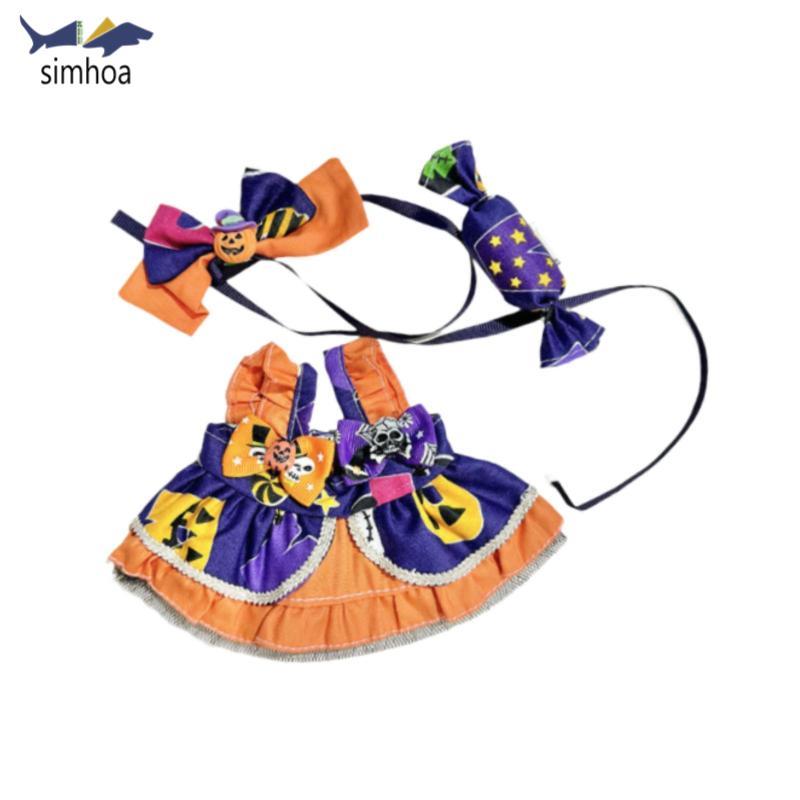 Simhoa 3 Miếng Baby Three Búp Bê Thời Trang Halloween Quần Áo Accs Dễ Thương Cho Búp Bê 8 Inch Baby 