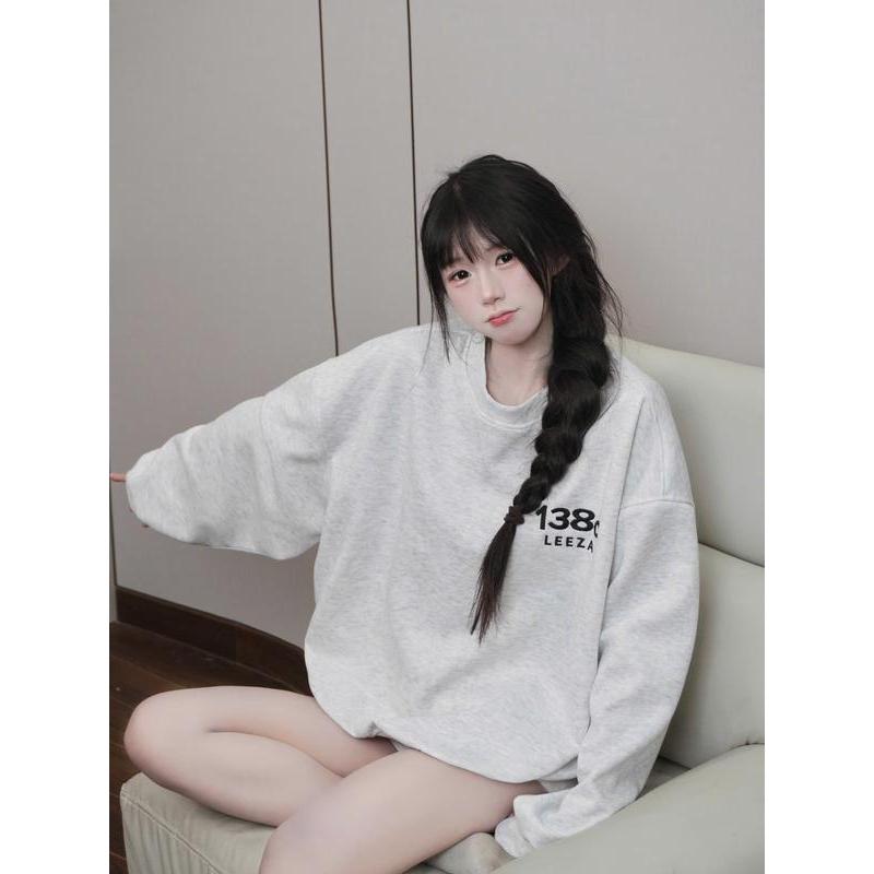 [OPEN PRICE FOR SALE] Embroidered Ruffled Sweater 138C Felt 2 Leather Men's and Women's Boxy Form 14