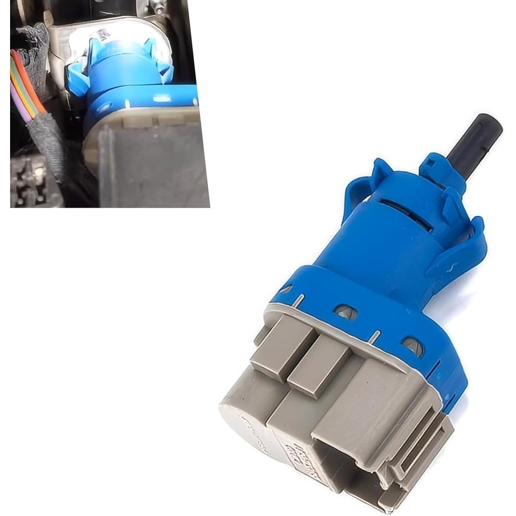 QODOLSI 1 Công tắc đèn phanh cắm 4 chân trên ô tô, Công tắc cảm biến bàn đạp phanh tiêu chuẩn 4,33 "