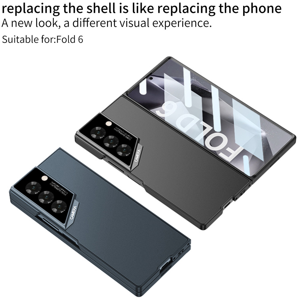 Ốp Lưng Chính Hãng LUSHUO Dành Cho Samsung Galaxy Z Fold 6 Siêu Mỏng Armor Màn Hình Kính Bảo Vệ Matt