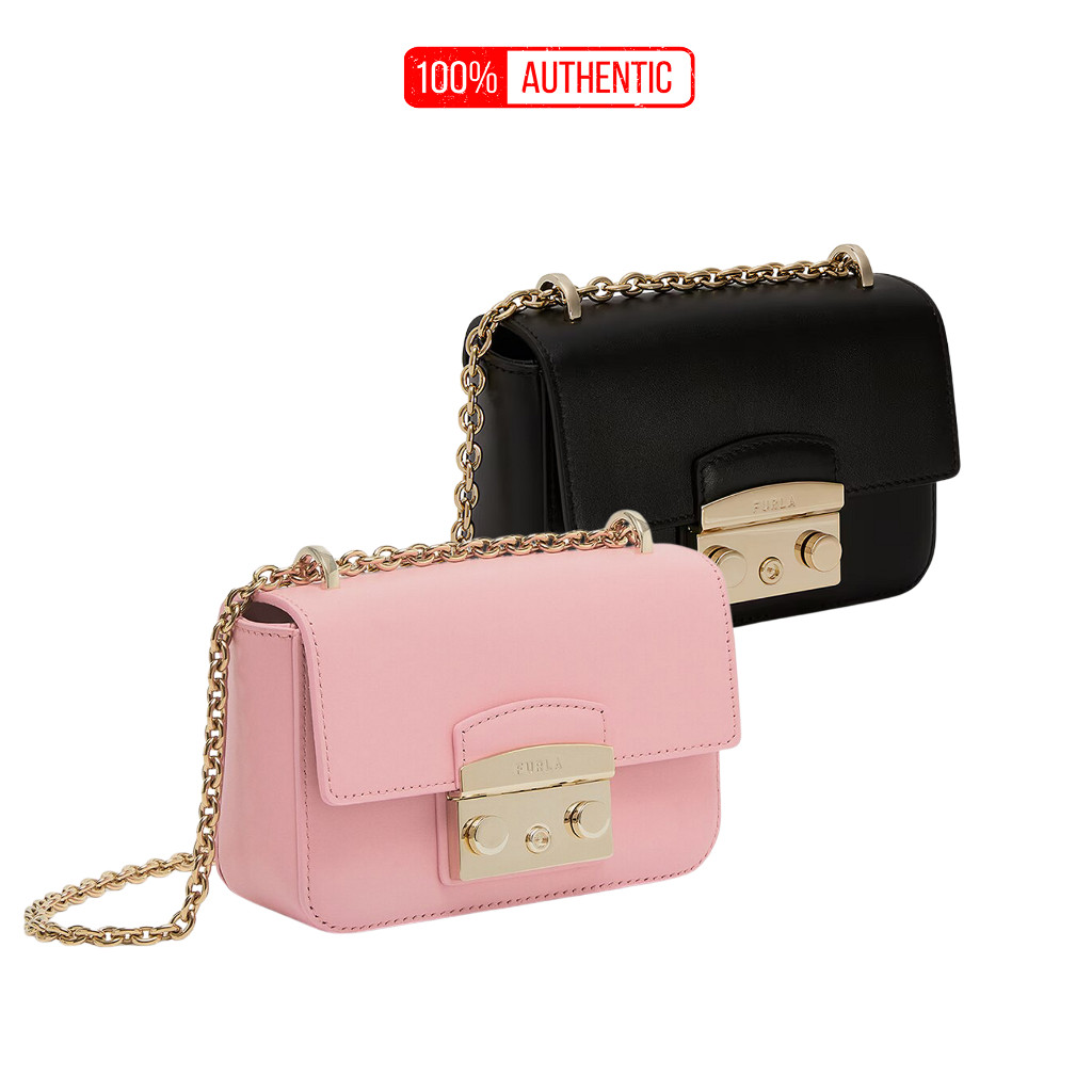 Túi Đeo Chéo Furla Metropolis Mini Da Bê Nhỏ Gọn Thời Thượng, Nâng Tầm Phong Cách