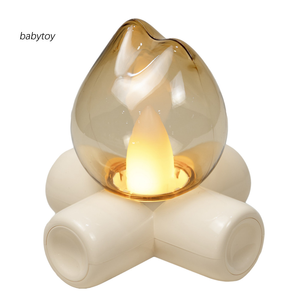 [Hàng có sẵn] Đèn bàn có hiệu ứng ngọn lửa Đèn ngủ hiệu ứng ngọn lửa Usb phong cách cổ điển với hiệu