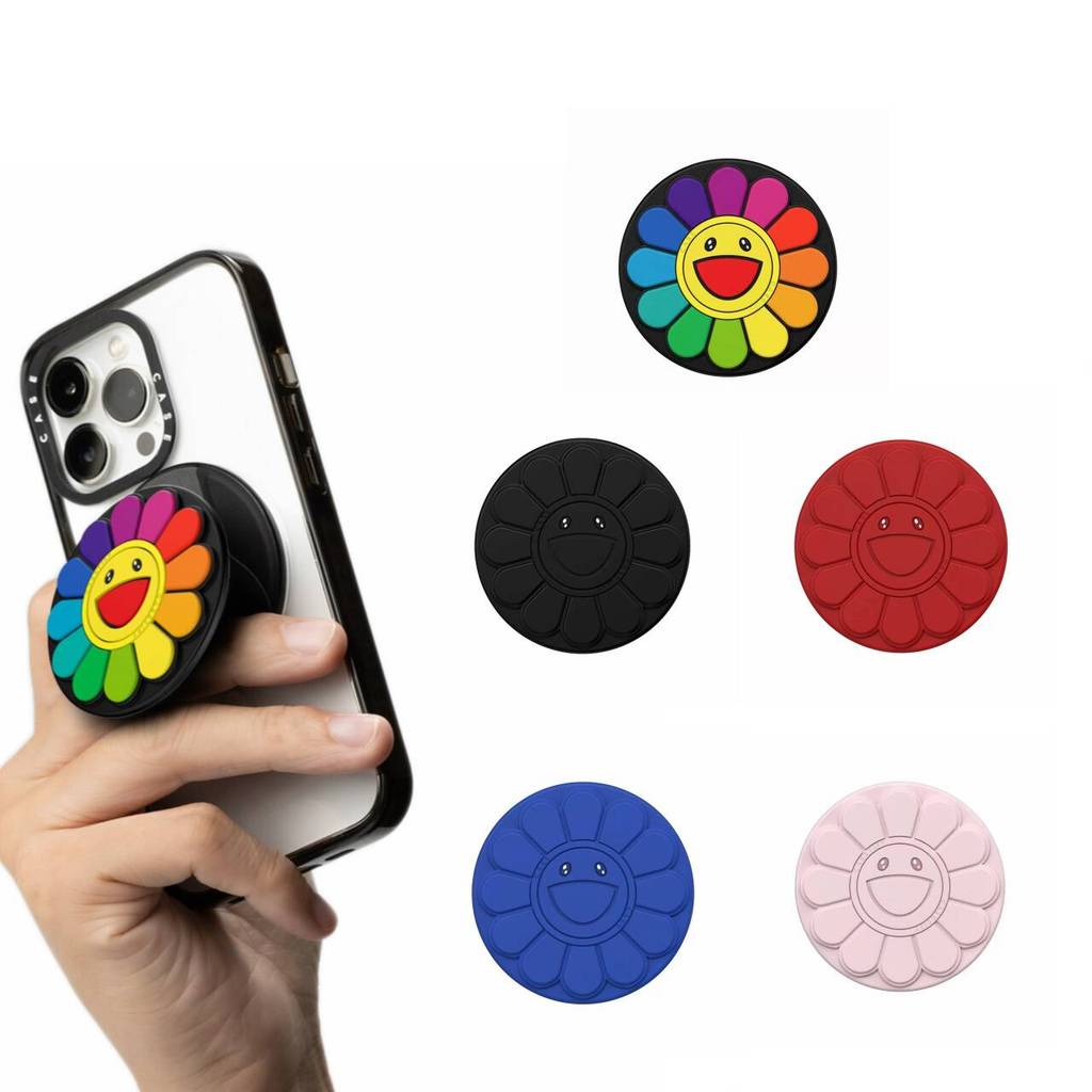 Hoa Hướng Dương cstfy Giá Đỡ Điện Thoại Chân Đế Hoạt Hình Dễ Thương Sáng Tạo Thu Hút Từ Tính Đứng Cho Điện Thoại Di Động Khỏa Thân Magsafe Case Máy Tính Bảng Điện Thoại Di Động Có Thể Gập Lại Chống Rơi Giá Đỡ PC