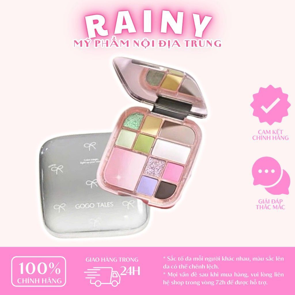 [GOGO TALES] Bảng phấn mắt má Gogotales Butterfly Veil GT798