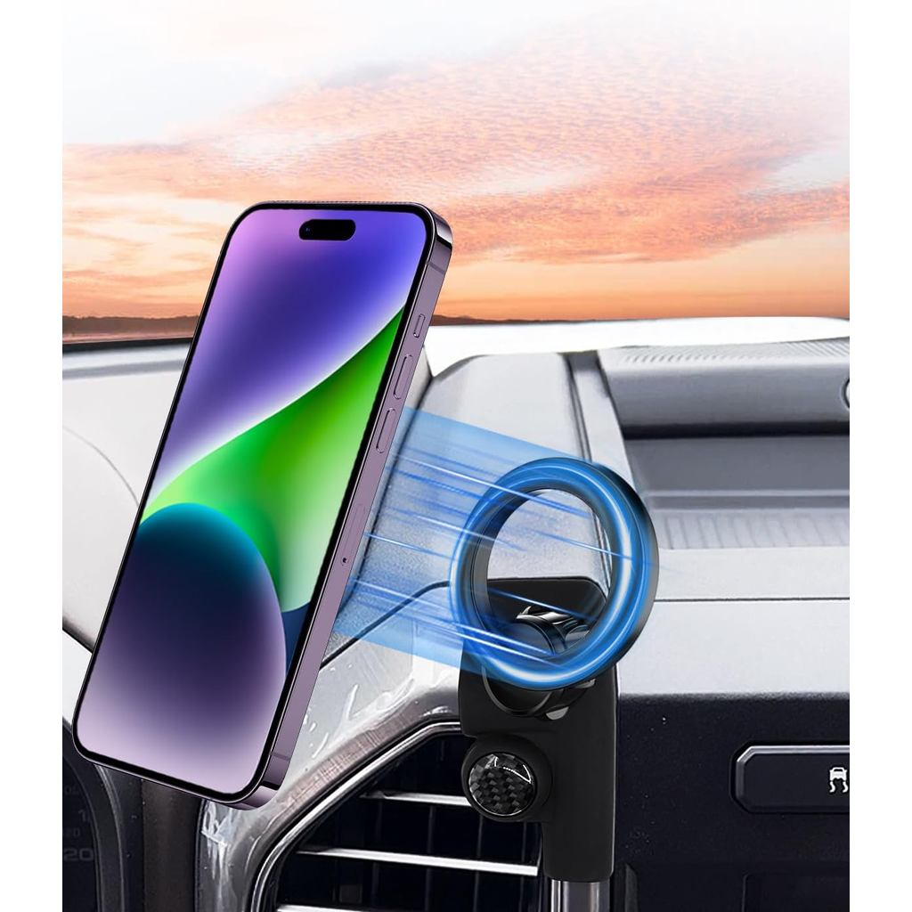 Giá đỡ điện thoại ô tô PZK cho Ford F-150 F150 2015 2016-2018 2019 2020 Phụ kiện Lỗ thông hơi tùy ch