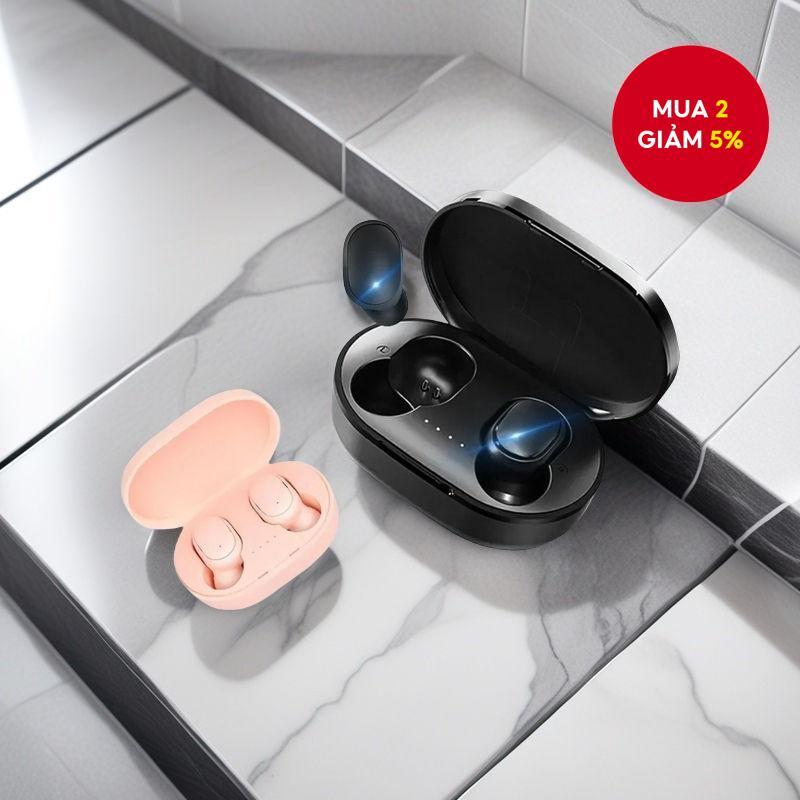 Tai nghe A6S Tai nghe Bluetooth không dây Tai nghe tuổi thọ pin dài Tai nghe thể thao Stereo Tai ngh