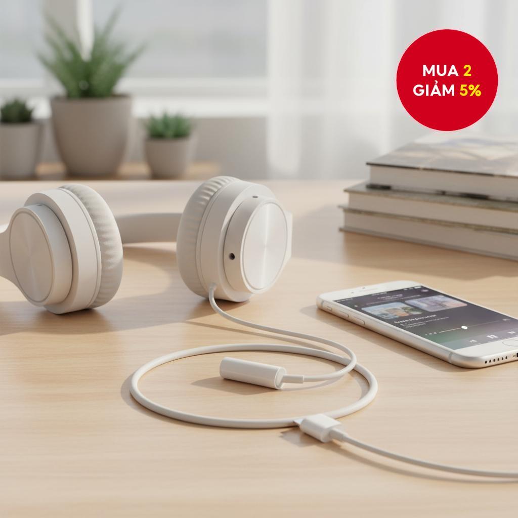 Cáp chuyển đổi 3.5mm Aux Earphone Jack cho iPhone 11 12 13 14 7 8 Plus XR X XS Max