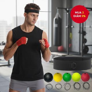  Bóng phản xạ đấm bốc dành cho người lớn, thiết bị luyện tập tốc độ đấm cho phòng gym và phối hợp tay mắt.