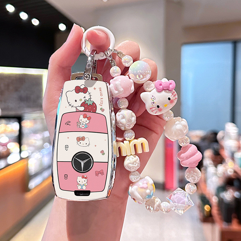 Thích hợp cho vỏ chìa khóa Mercedes-Benz E300L KT Cat C260L / A200L / C200L / GLC300l / TPU Vỏ bảo v