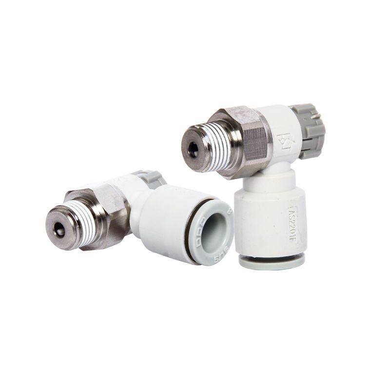 Khớp khí nén AS1201F / 2201F-M5 / 01 / 02-04A / 06A / 08 / 10SA Phần xi lanh