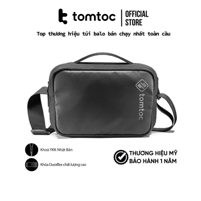 Túi đeo chéo đa năng Tomtoc Crossbody cho Ipad 10.5inch/ Pro 11inch/ Tablet/ Notebook 11inch