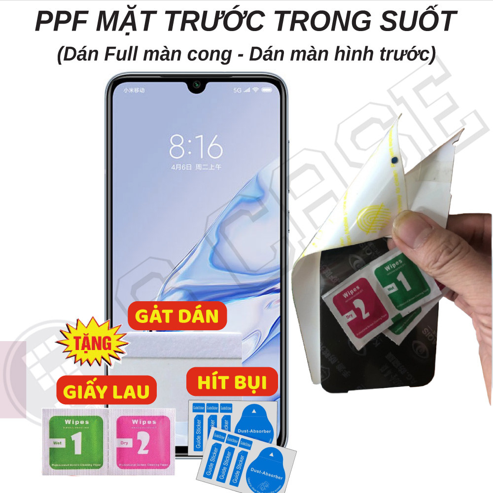 Dán PPF Full Màn Trong Suốt Cho Xiaomi Mi 9 Pro/ Mi 9 SE/ 9 Explorer/ Mi 9T Pro 9T