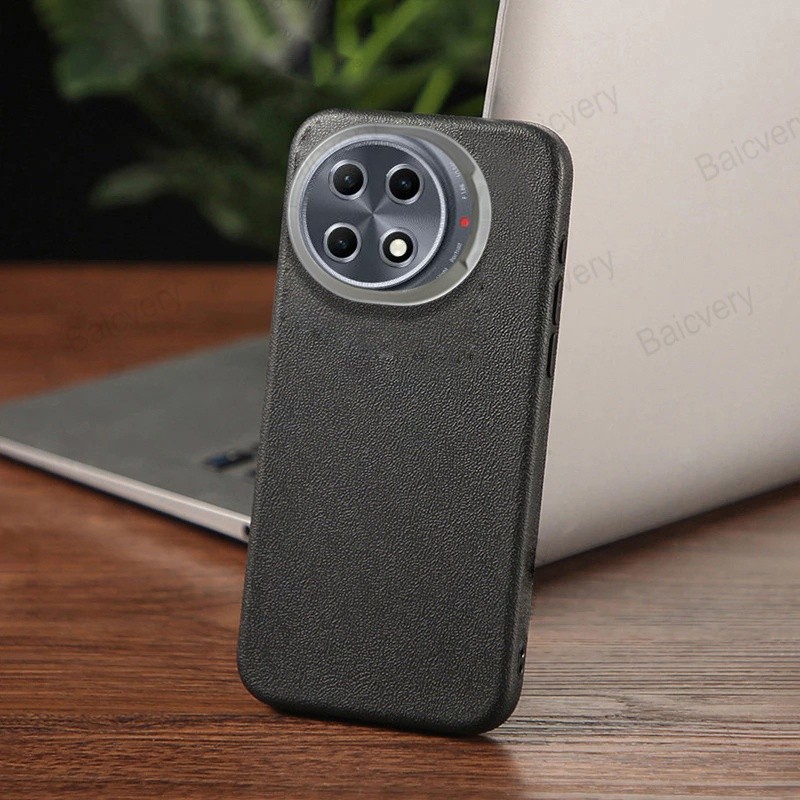 Vỏ Cho Tecno Camon 30S / Camon 30s Pro Da PU Đơn Giản Mềm Nhiều Màu Sắc