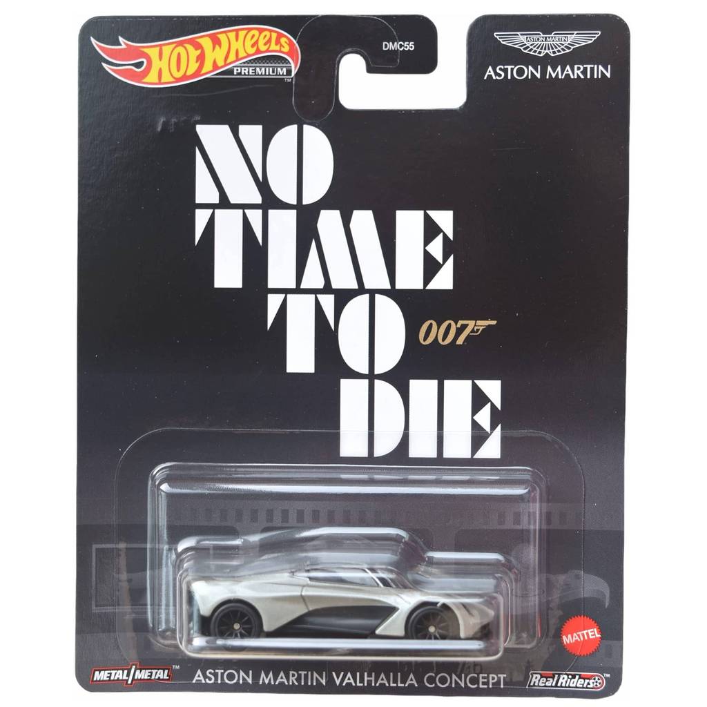Mô hình xe oto GRL79 Hot Wheels Retro Entertainment Aston Martin Valhalla Concept Black đáng sưu tầm