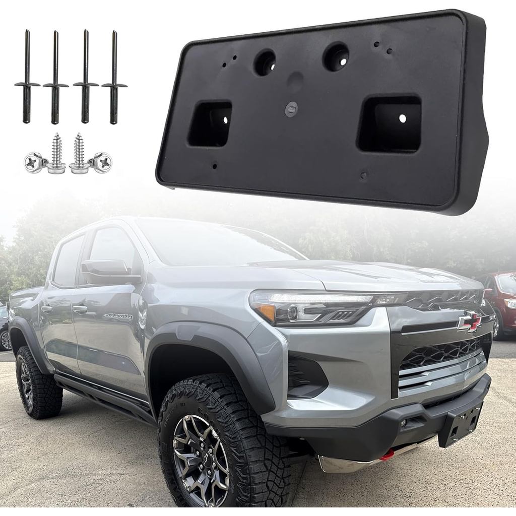 Phía Trước Biển Số Khung Cho 2023 2024 2025 Chevy Colorado ZR2 Chỉ Cản Trước Biển Số Giá Đỡ Gắn Giá 