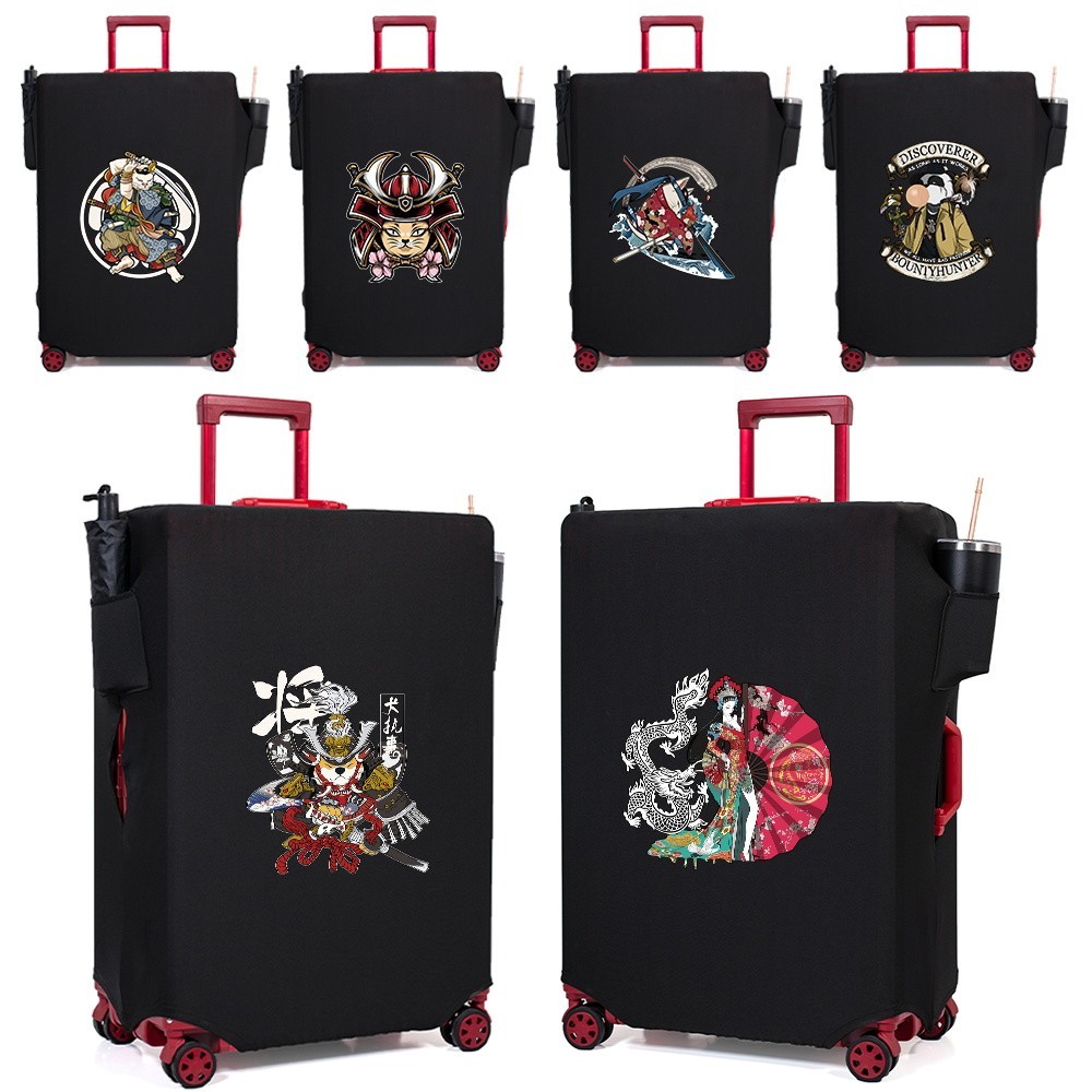 Anti-Dust Luggage Cover Aesthetically pleasing Anti Scratch Basic Luggage Protector Cover Samurai Pa
