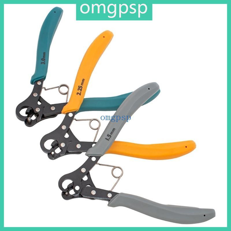 OMG 9 Pin Kìm Cuộn Dây Thép Carbon Thủ Công Dụng Cụ Một Bước Looper Thiết Kế Công Thái Học Cho Gói D