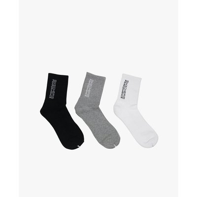 SKECHERS - Set 3 vớ unisex cổ cao_SP125U261-WGRB