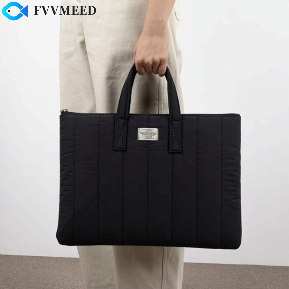 Túi xách máy tính xách tay FVVMEED, Túi máy tính thoáng khí 13 / 14 inch, Túi đựng máy tính xách tay dung tích lớn Màu trơn chống sốc Trường học