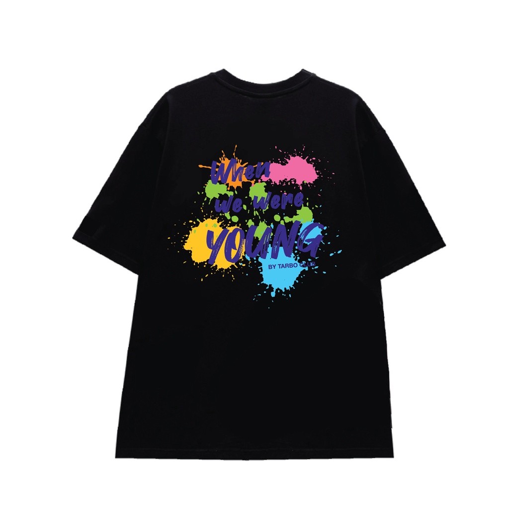 TARBO TEE YOUNG . ÁO THUN TAY NGẮN NAM NỮ Outfit Cotton 4 Chiều Local Brand