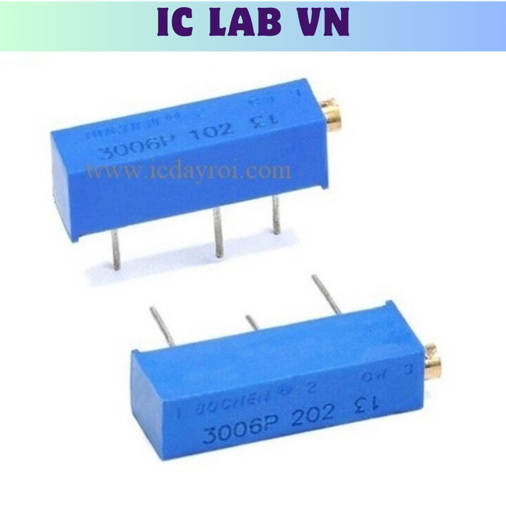[5 Cái]- Biến Trở Tinh Chỉnh Ngang 3006P-201 200R Ic Lab VN