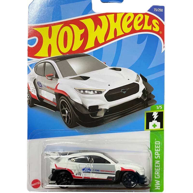 HotWheels HotWheels MUSTANG E1400 Xe thể thao điện / Trắng đầu tiên MUSTANG E1400 73 22C