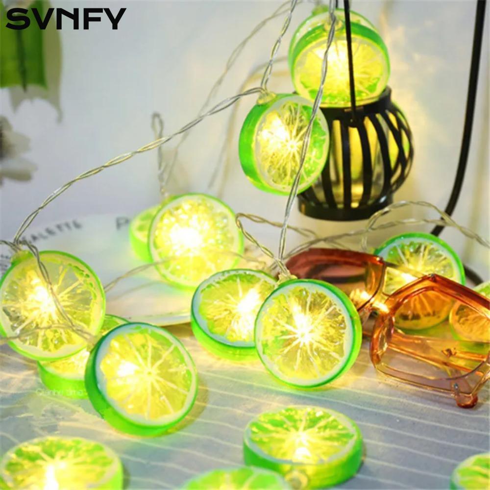 SVNFY Fairy Light, Orange Slices Pin Lemon Orange Light, Trang trí 2m Đèn trang trí hình quả chanh N