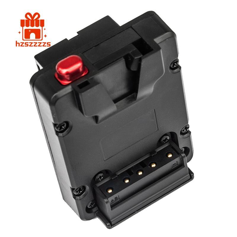 V Gắn V Pin V-Lock Sang NP-F F550 F570 F750 F970 Đen Pin Adapter Tấm Chuyển Đổi Pin Tấm D-Tap Cho Mà