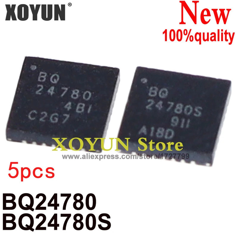 (5 chiếc) 100% BQ24780 BQ24780S BQ24780SRUYT BQ24780RUYR QFN 24780S chip ic còn hàng UHZX