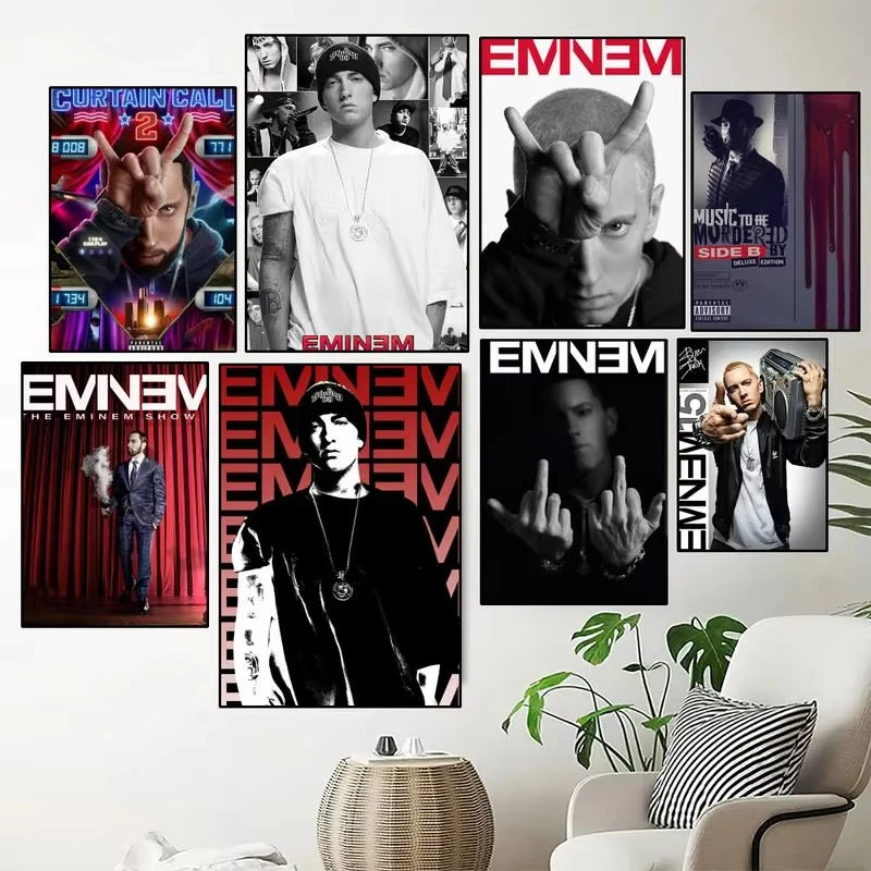 Rapper Eminem The Show POSTER In Tranh Treo Tường Phòng Ngủ Phòng Khách JOYI