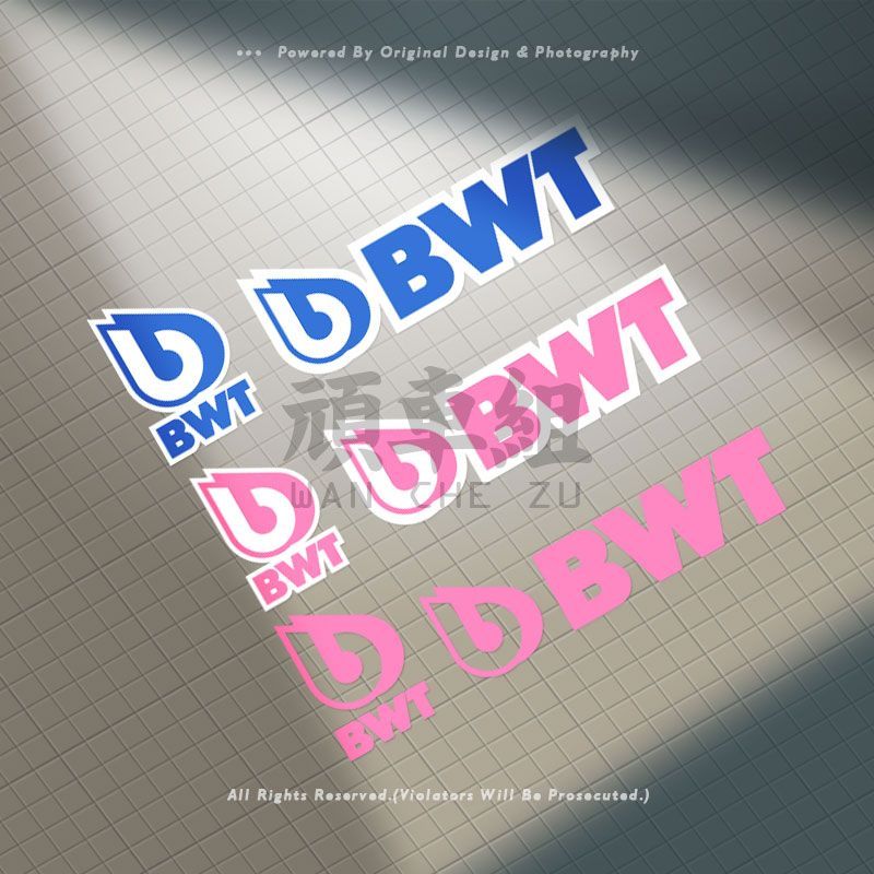 ALPINE BWT F1 Đua Hạm Đội Trang Trí Miếng Dán Xe Máy Đầu Máy Xe Hơi Miếng Dán Phản Quang Chống Thấm 