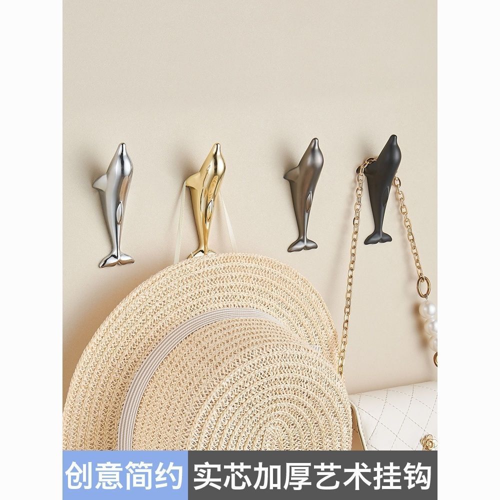 Lối Vào Cửa Vào Góc Áo Móc Đục Lỗ Sáng Tạo Móc Chìa Khóa Móc Áo Móc Treo Tường Đơn Giản Móc Phòng Tắ