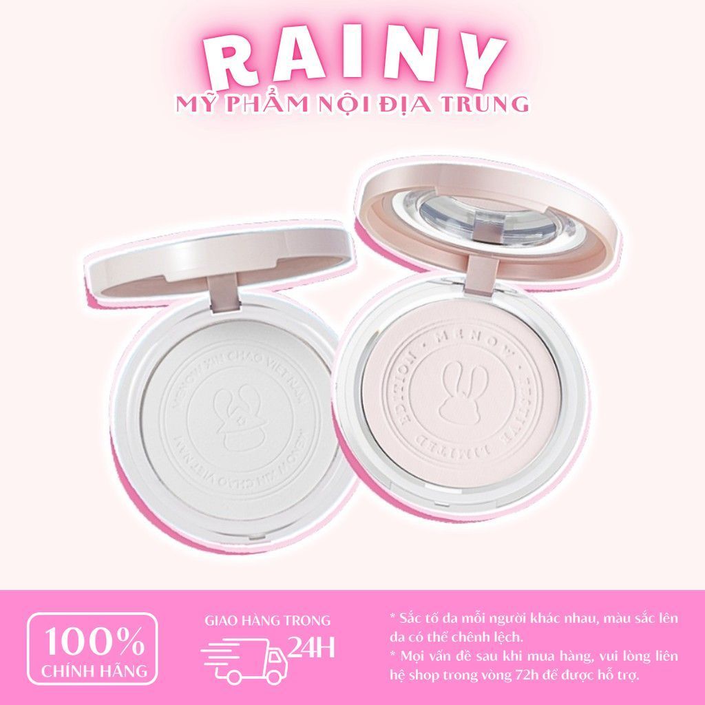 [MENOW] Phấn phủ nén kiềm dầu chống nước Menow Rabbit Compact Powder 8.5g