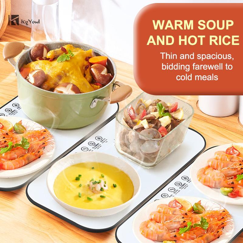 Khay hâm nóng thực phẩm điện KgYewl – Nhiệt độ không đổi, Tấm sưởi nhanh cho món ăn ấm mới