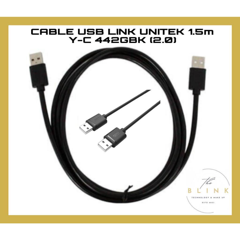 Dây Cáp 2 Đầu USB UNITEK Y-C442 GBK - 1,5M -Unitek-Cable USB Link