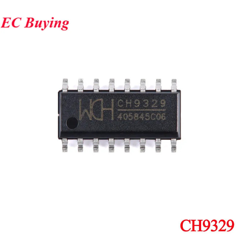 EC buying 5 Cái / 1 Cái CH9329 SOP-16 Cổng Nối Tiếp Sang USB HID Tiêu Chuẩn Bàn Phím Và Chuột Chip I