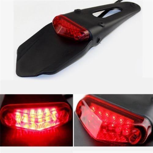 Phía Sau Fender LED Phanh Đuôi Đỏ Đèn Cho SHARKS Dirt Bike Motocross XR CRF KLX Enduro EXC