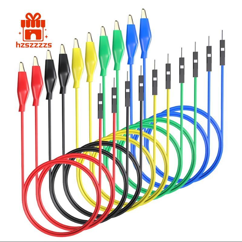 Kẹp cá sấu vào Breadboard Nam Jumper Dây Nam Jumper Dây để kiểm tra điện P1533