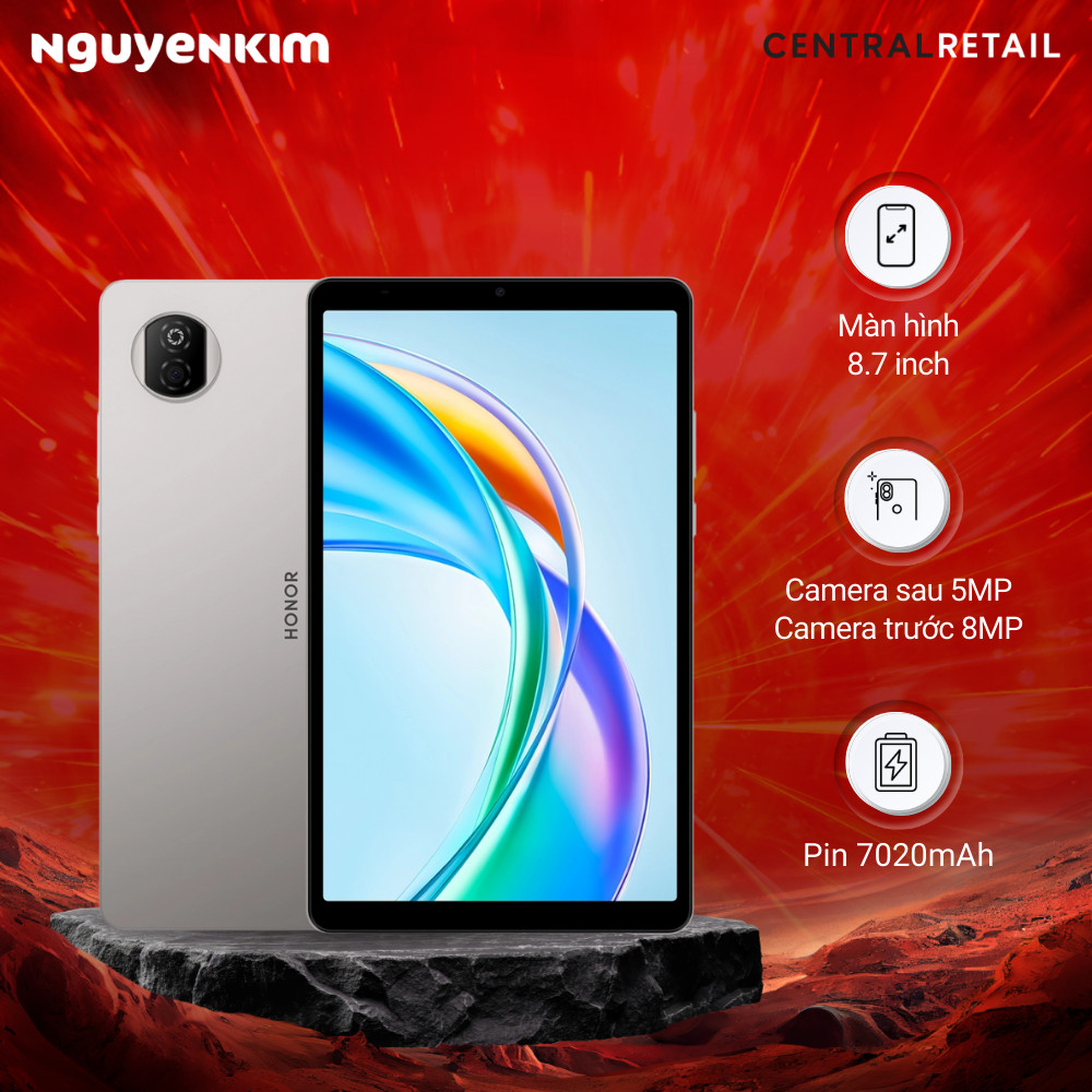 [Mới 2025] Máy tính bảng Honor Pad X7 WiFi 4GB/64GB Xám | BigBuy360 - bigbuy360.vn