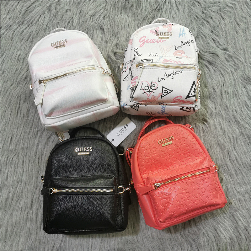 SA2 xuất khẩu mới g-word túi đeo vai mini đơn giản màu trơn túi xách nữ họa tiết graffiti cầu vồng