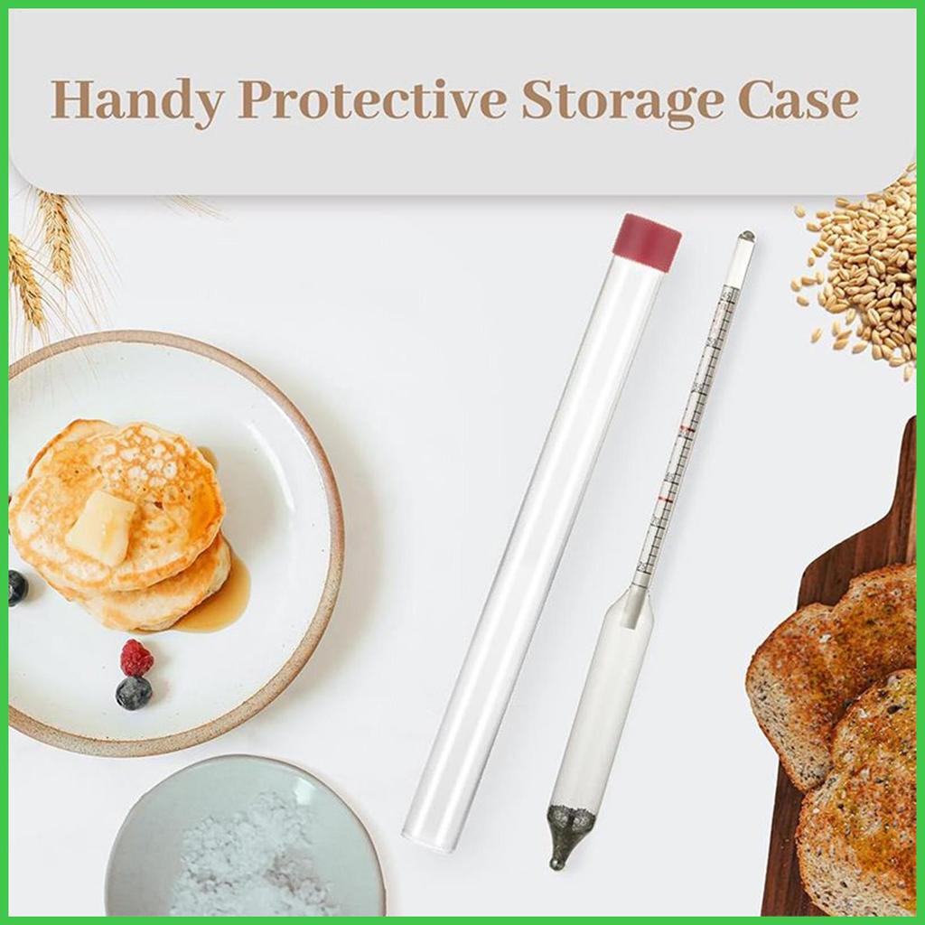 Maple Syrup Làm Hydrometer Maple Syrup Công cụ đo mật độ Thiết bị đọc dễ dàng với Cân Baume Brix cho