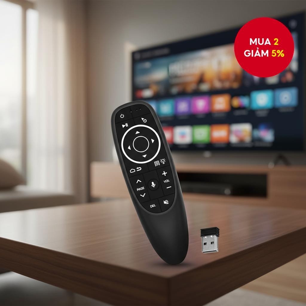 Điều khiển từ xa chuột bay G10S/G10S Pro 2.4G học lệnh hồng ngoại không dây cho H96 MAX X88 PRO X96 