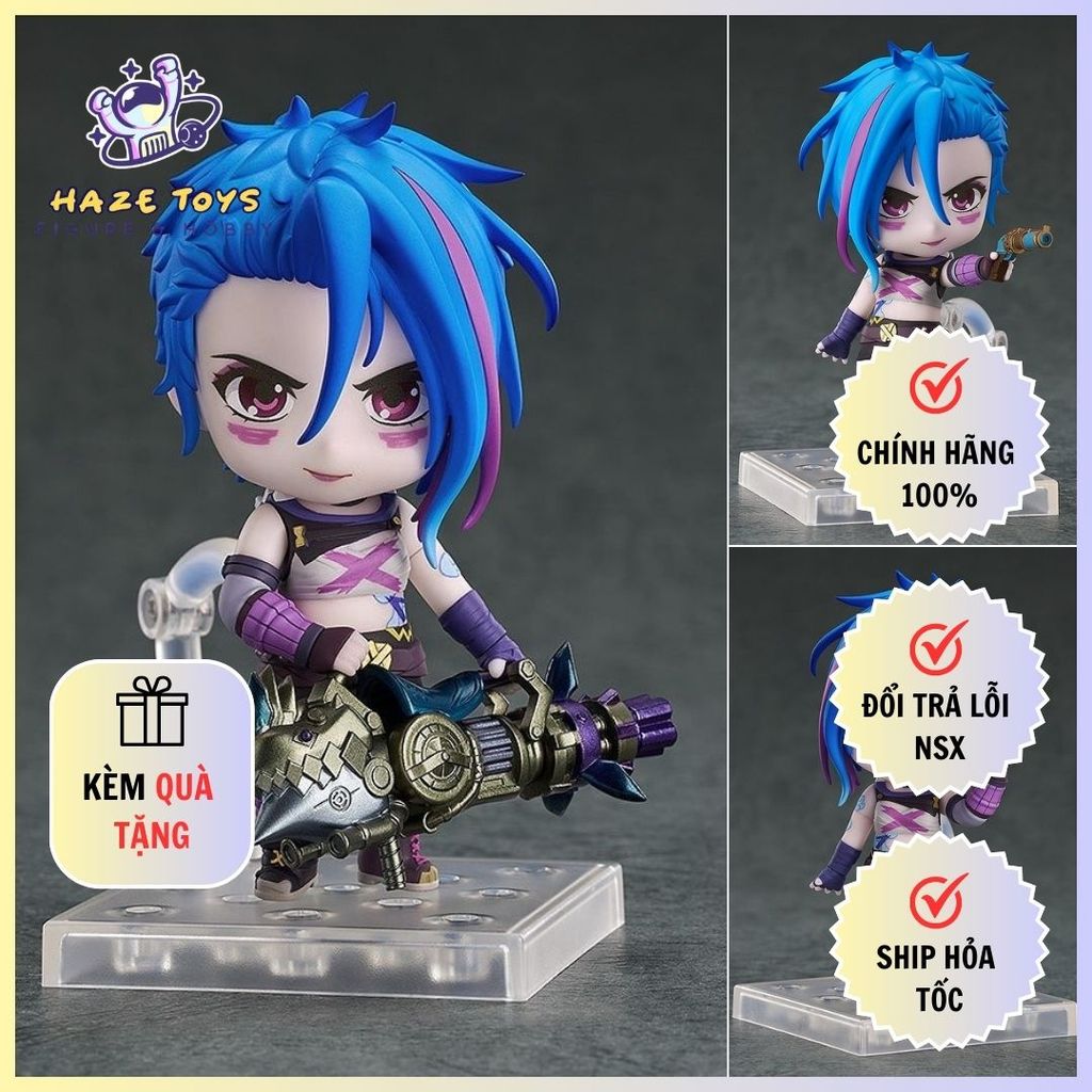 Mô Hình Nendoroid 2678 Jinx ARCANE Ver. - Arcane - (Good Smile Arts Shanghai) Figure Chính Hãng Nhật