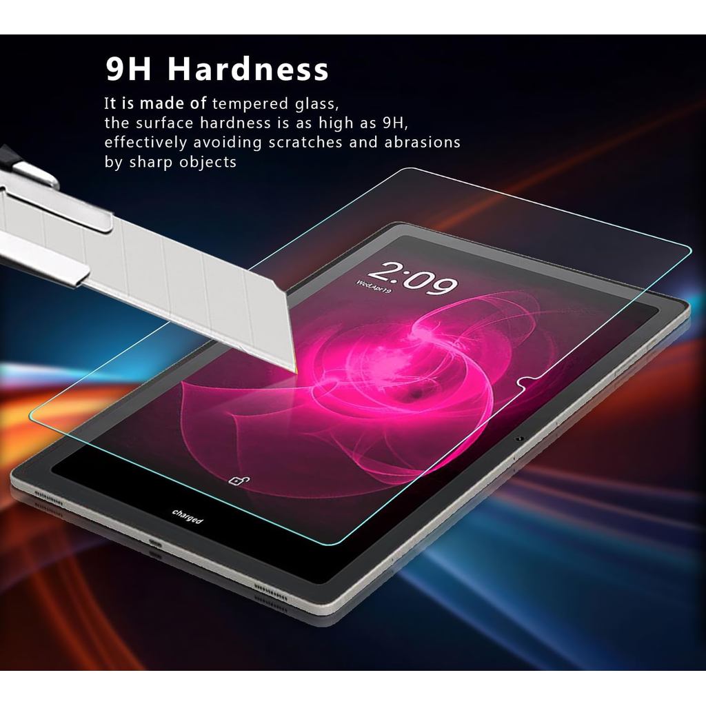 2 Gói cho T-Mobile REVVL Tab 5G 1.36 "(2023) Kính cường lực bảo vệ màn hình, Phim kính cường lực chố