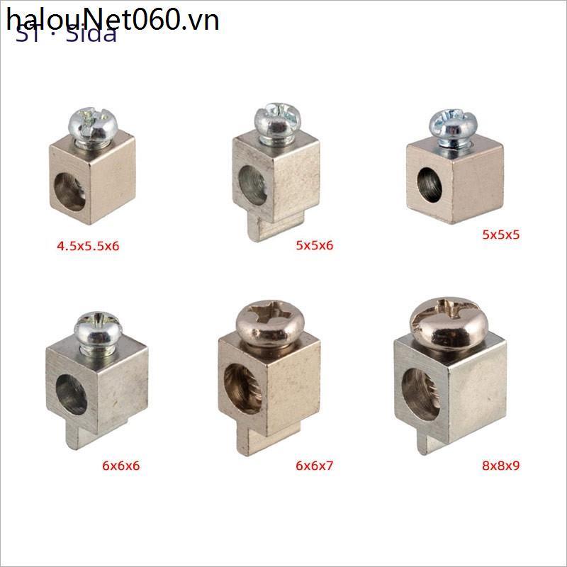 PCB Square Copper Terminal LED Nhôm Substrate SMD Patch Flat Bottom Copper Square 5 * 5 * 5 6 * 6 * 