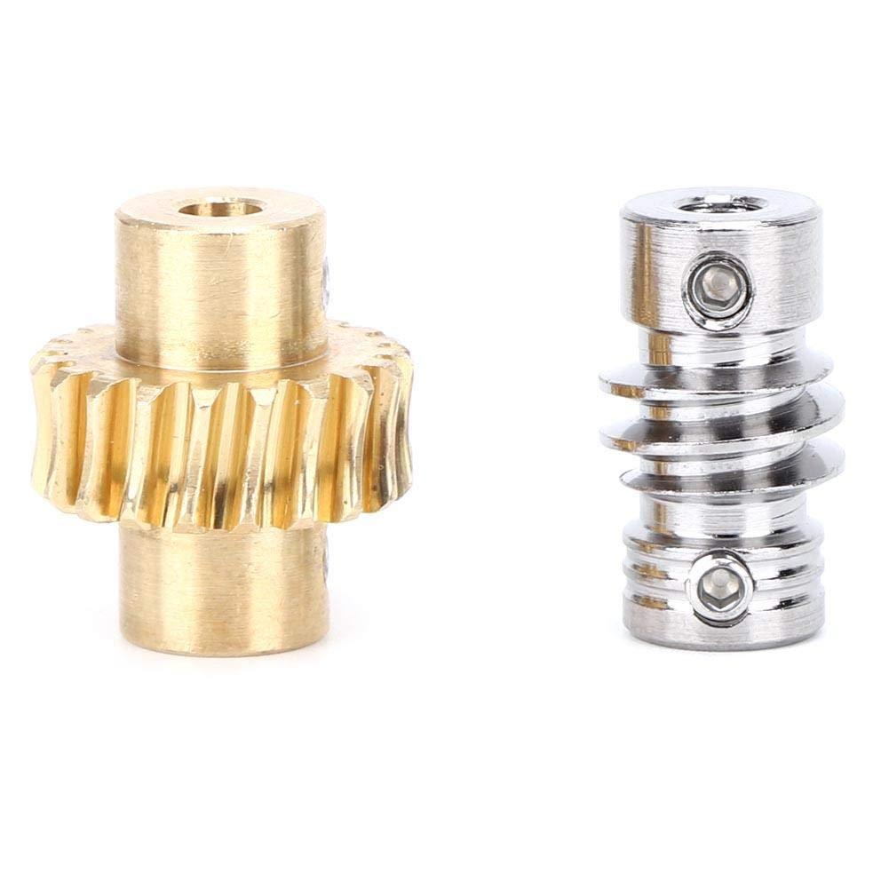 Bộ bánh răng giun, Bánh răng giun bằng đồng 20: 1 và Trục kim loại, Bánh răng giun xoắn cao thay thế