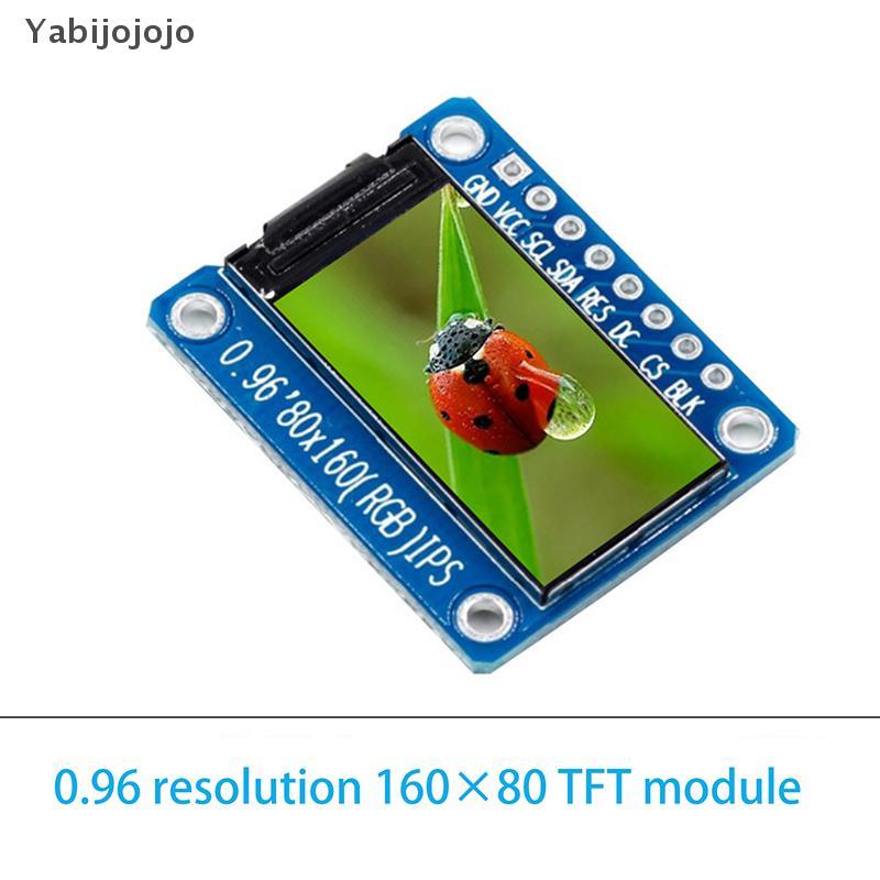 Mô-đun OLED hiển thị IPS Yabijojo 0.96 Inch cho 80 * 160 65K Bảng LCD TFT RGB đầy màu sắc ST7735 ST7