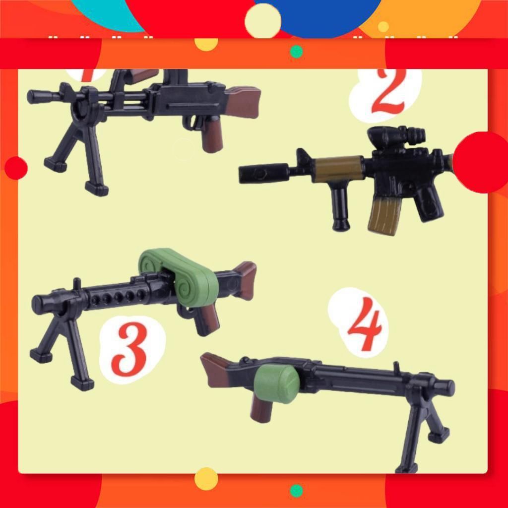 Mảnh Nhựa Tạo Hình Trang Bị Đặc Biệt Dùng Cho Mô Hình Nhân Vật Mini M4 Bren MG42 MG34